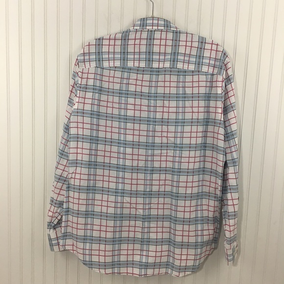 Perry Ellis Plaid Button down shirt - Picture 3 of 6